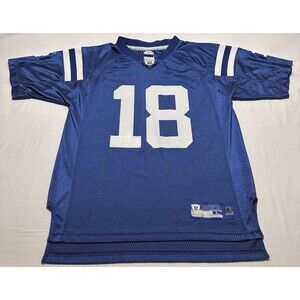 Indianapolis Colts Reebok NFL Peyton Manning Home Jersey Size Youth Large 14-16